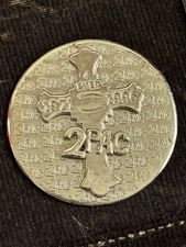Tupac Shakur 2Pac 2” Memorial Medallion 1971-1996