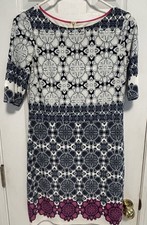 Eliza J Dress Medallion Print Shift Dress Size 2. As Seen On TV. MSRP 118