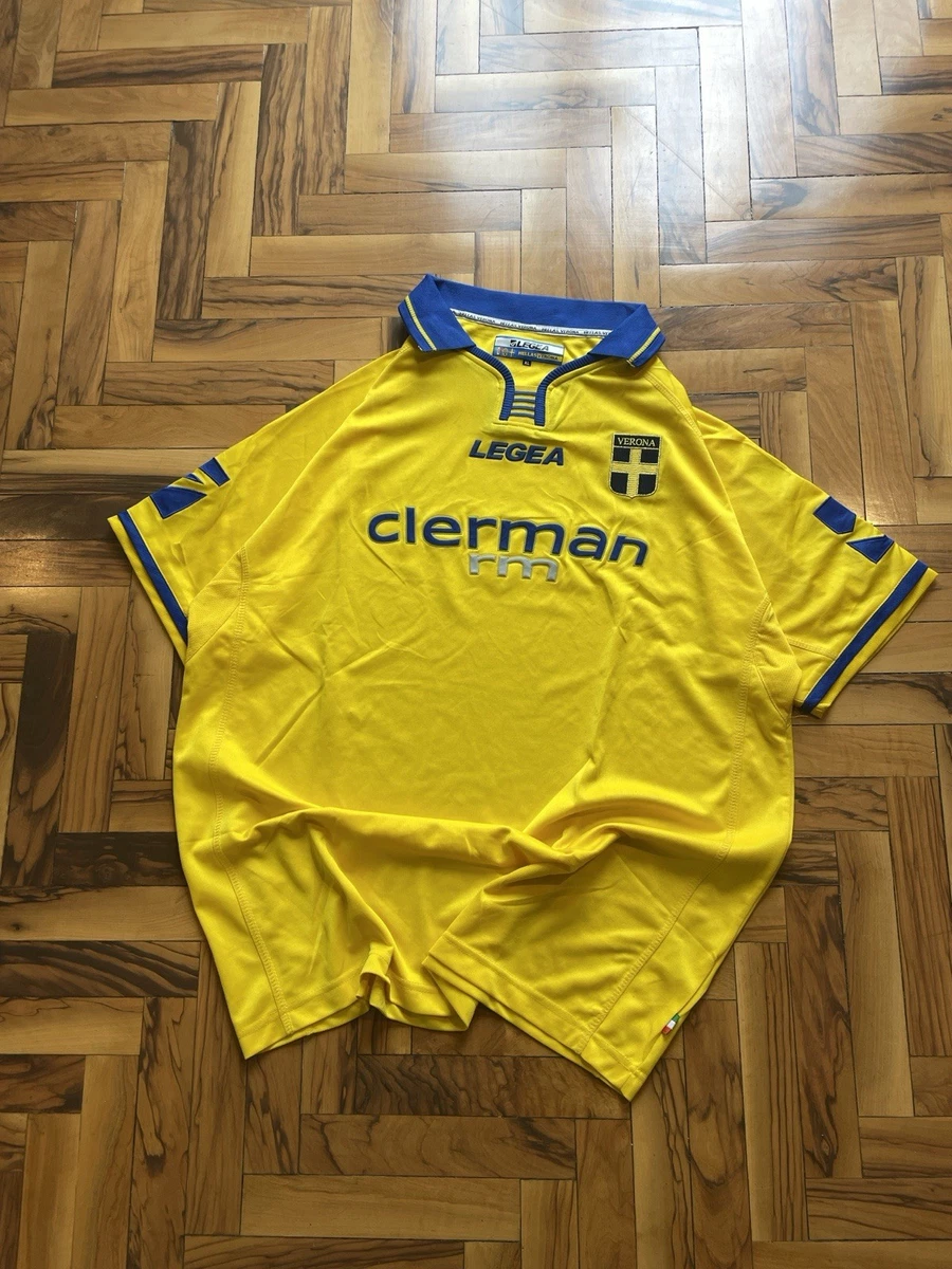 Maillot Hellas Verona Salumi Marsilli 1999-2000 – Errea Taille XXL Jaune