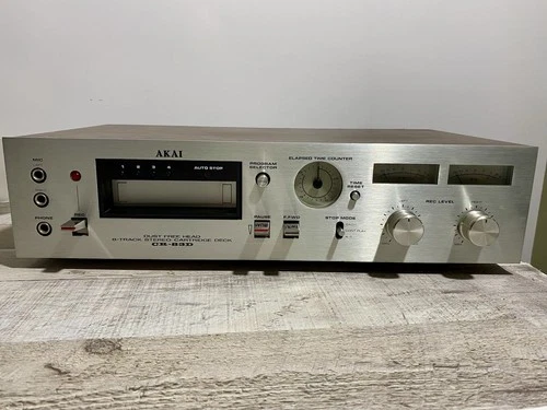 Serviced AKAI 8 Track Player Recorder CR-83D 100/110/220/240 50/60Hz (See Video)