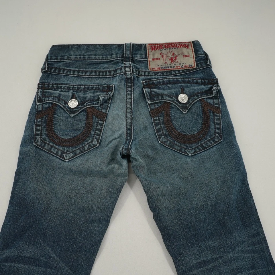 True Religion Women’s World Tour Billy Jeans Size 30 - Image 2 of 4