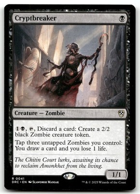 Cryptbreaker Rare 41 Near Mint Commander: Aetherdrift MTG M-09