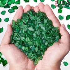 Rainbow Glass Stones Crafting Fish Tanks Succulent Decor DIY Projects 0.9LB New