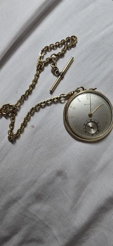 Antique Bulova 17ah Pocket Watch No Crown