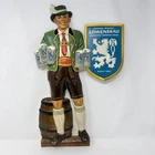 Vintage Lowenbrau Beer German Lederhosen Vacuform Plastic Advertising Sign