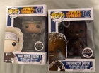 Funko Pop! Star Wars Hoth Han Solo and Chewbacca #47 #06 GameStop Exclusive New