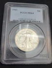 1943 Walking Liberty Silver Half Dollar 50C PCGS MS 64