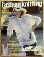 All American Crafts Publications: Fashion Knitting Magazine V7 Issue 2 April 88’
