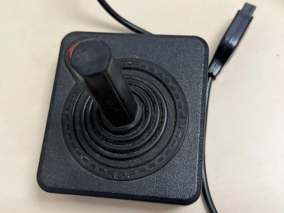 Atari CX40 Joystick Controller Black Red Button Retro Gaming Console - Image 2 of 4
