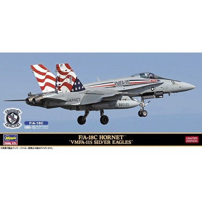 02471 1/72 F/A-18C Hornet Vmfa-115 Silver Eagles Assembled Plastic Model