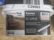 TimberTech Cortex 2-1/2 2.5” Hidden Fastening System 100 Sq Ft BROWNSTONE - NEW