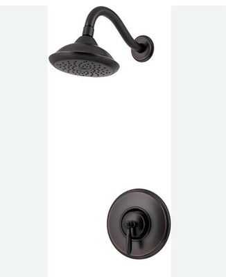 Pfister Avalon Tuscan Bronze Trim Kit G89-7CBY With Shower Head And Handle