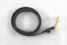 Vintage Women's Size 16 Faux Leather Reptile Belt with Gold Buckle 40" Long