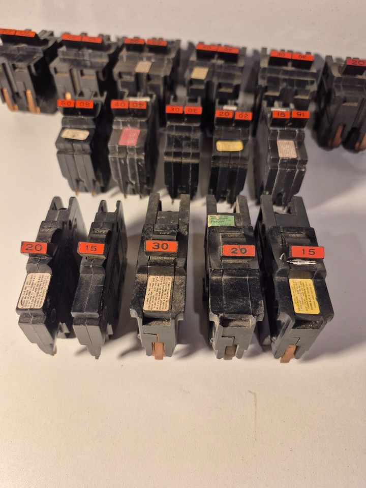 Ffe Breakers Federal Pacific FPE Breakers Multiple Amps Select From Menu | eBay