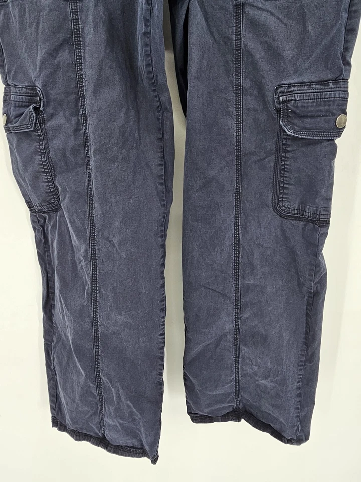 Calça cargo Garage Camden Utility Wear azul street wear tamanho 13 perna larga - Imagem 3 de 4