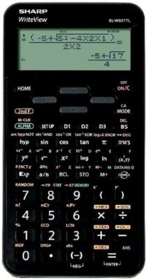 Sharp El-W531TL BK Scientific Calculator, EL-W531TLB-BK