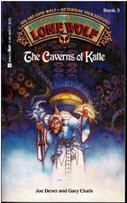 Joe Dever - Lone Wolf 3 - The Caverns of Kalte -  US Edition - A-/A-/A-