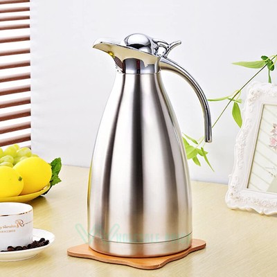 2L Stainless Steel Vacuum Insulated Thermal Carafe Coffee Pot