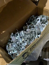 100x Erico Caddy RGC Signal Reference Grid Clip #8 Stranded Wire Thru #4