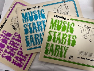 Writing... Music Starts Early Book A,B,& C, Paperback Sue Shannon