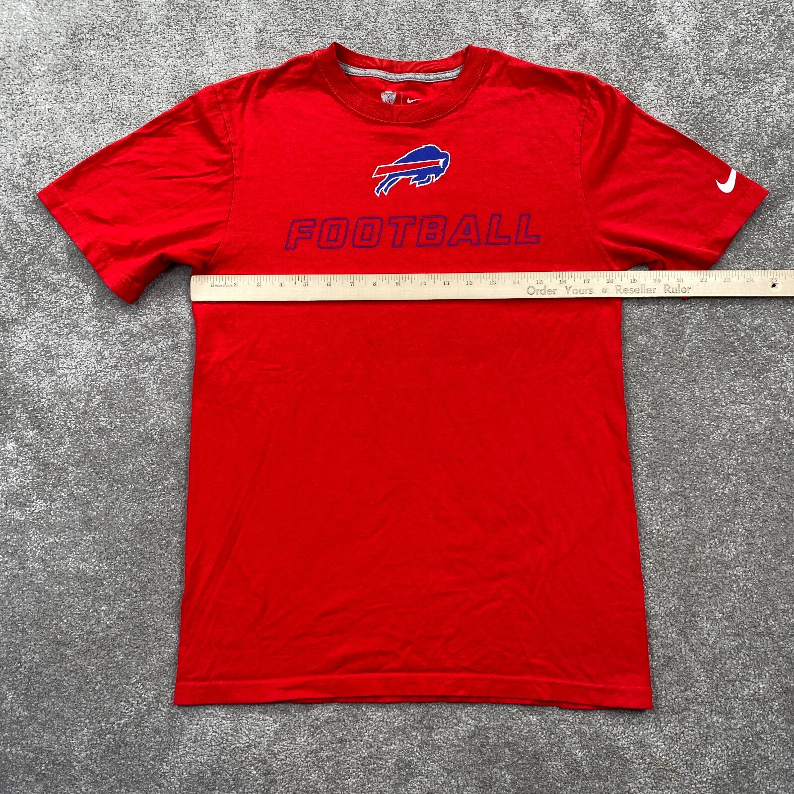 Buffalo Bills Nike Essential NFL T-Shirt Short Sleeves Men's Size S Red Rush thumbnail 5