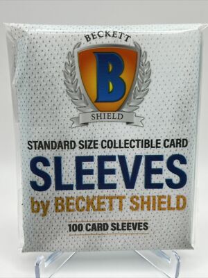 Beckett Shield Soft Penny Card Sleeves 100 Packs of 100 Sleeves Standard Cards