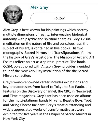 Signed Transfigurations Alex Grey (English) Hardcover Book Grey, Alex, 2001 - Picture 14 of 14
