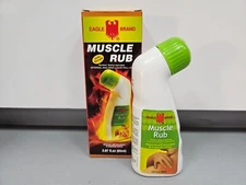 Eagle Brand Muscle Rub Extra Strength 2.87 Oz / 85ML (Pack of 6) Exp: 12-2026