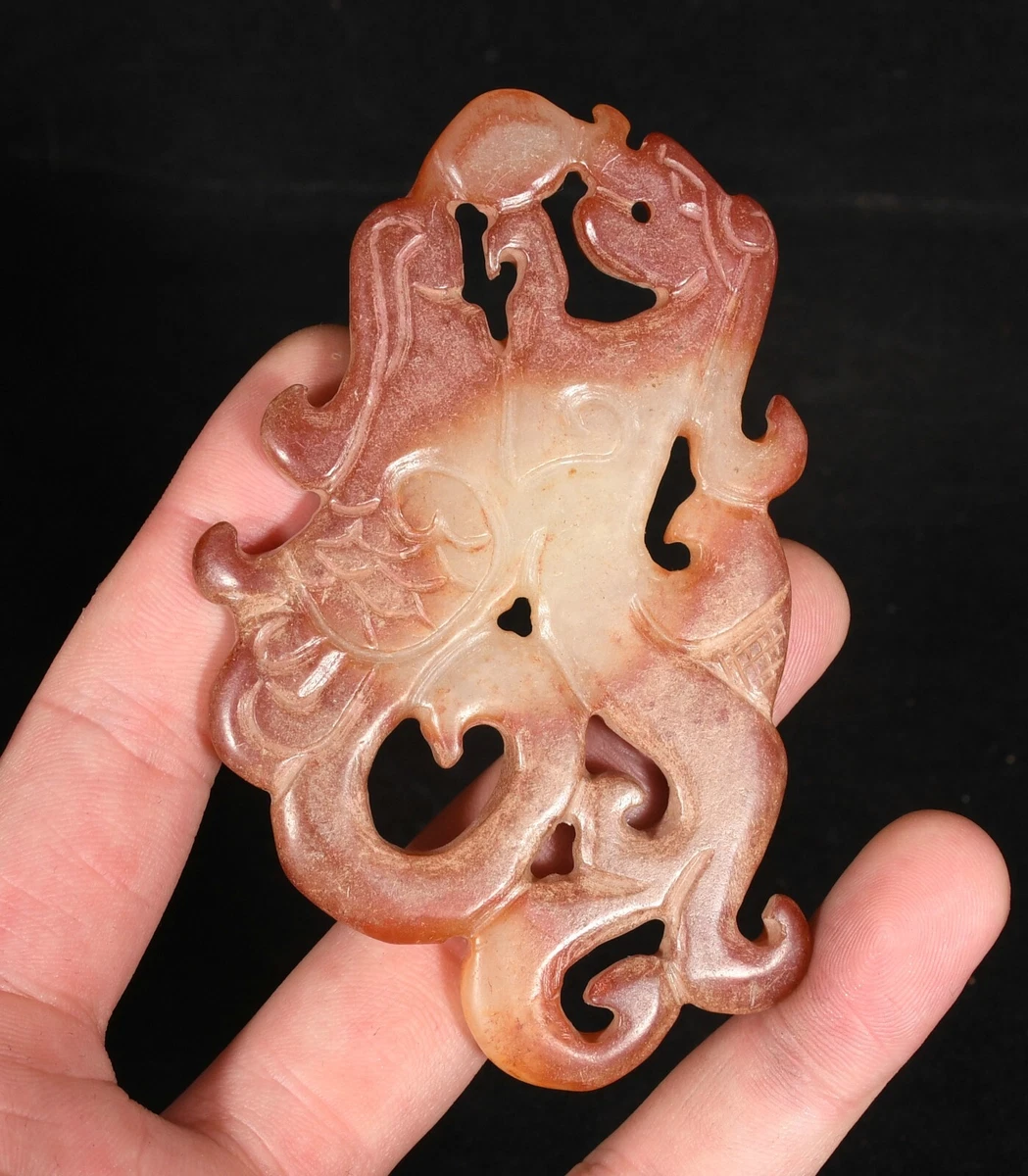 凤凰玉中国风雕像、雕像| eBay