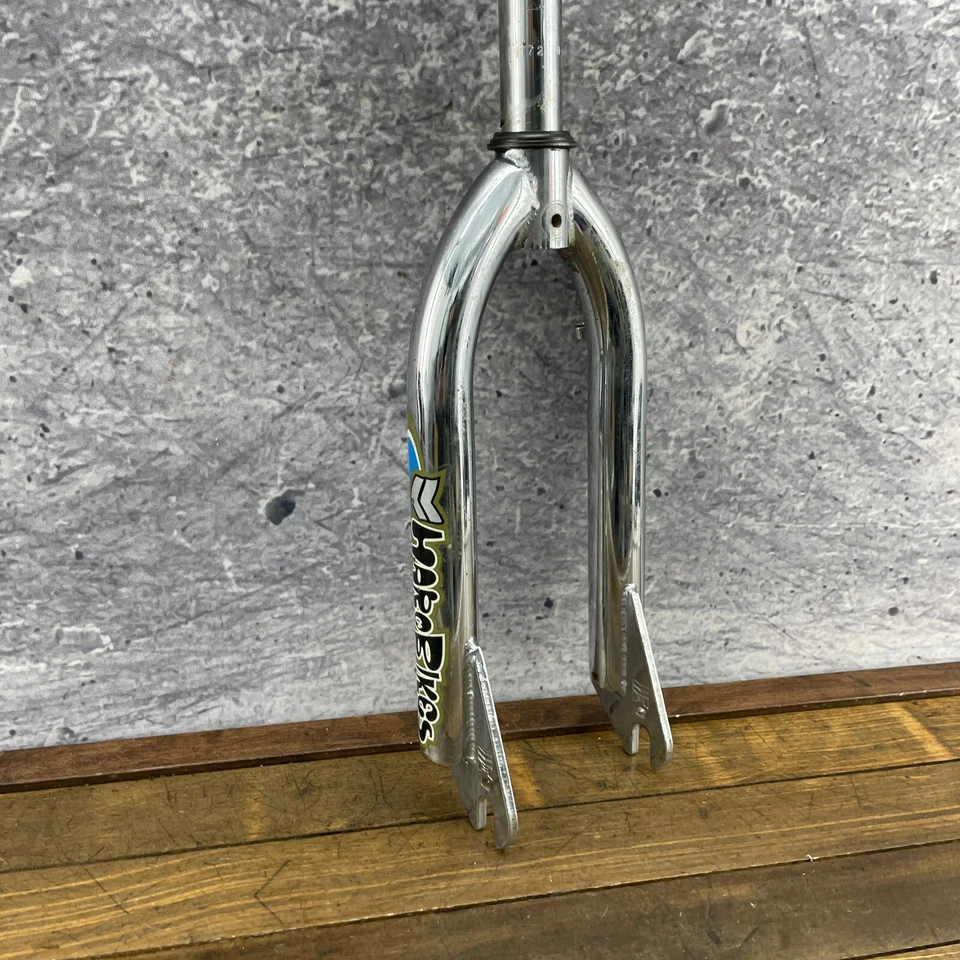 Haro BMX Fork 1 1/8 Threadless 20 Old School BMX Freestyle CRMO 13 Chrome BENT - Image 3 of 4