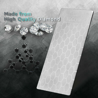 Diamond Knife Sharpening Stone Knife Sharpener Ultra-thin Grindstone Tool #1000