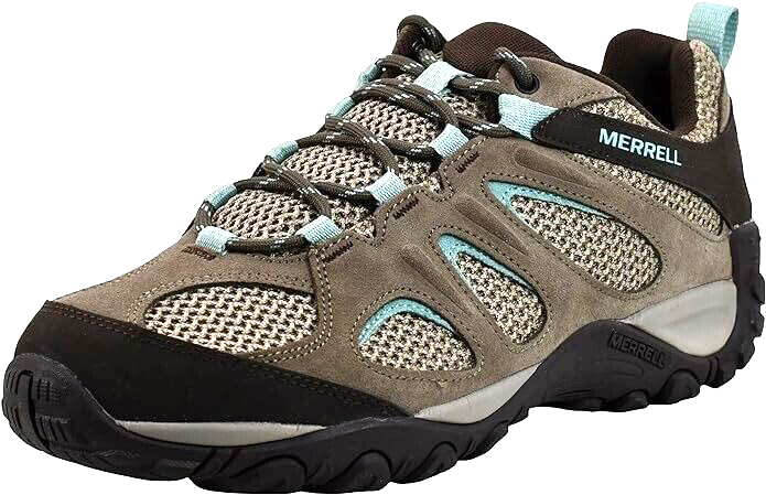 Stivali da trekking Merrell Yakota 2 scamosciati Rocher lavabili in lavatrice donna 9 5 B nuovi con scatola