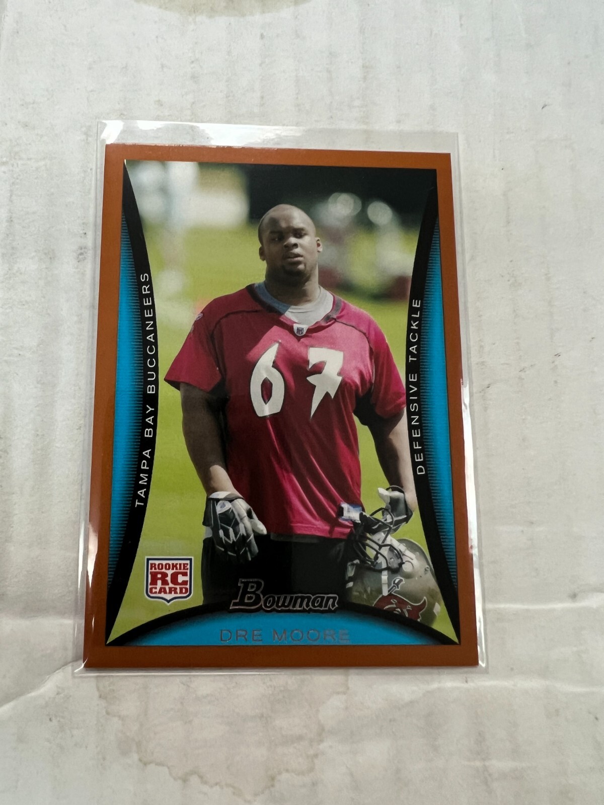 Dre Moore 2008 Bowman Football Rookie Orange #232 #245/250 NrMt