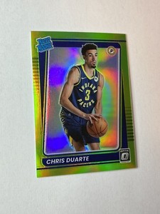 Chris Duarte 2021-22 Panini Donruss Optic Rated Rookie #173 Green 16/149 RC