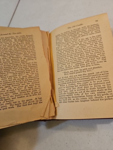 Antique Vintage Hardback Book 1895 Around The Tea Table By T De Witt Talmage - Picture 9 of 10