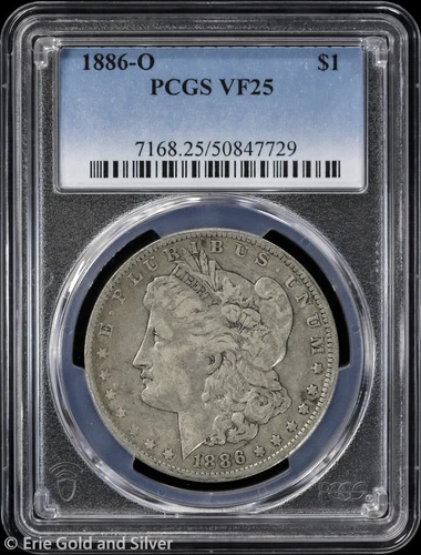 1886-O $1 Morgan Silver Dollar PCGS VF 25