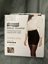 NO NONSENSE Cooling Shaper Panty Sheer Tights Size B • Lightest • Strong Hold