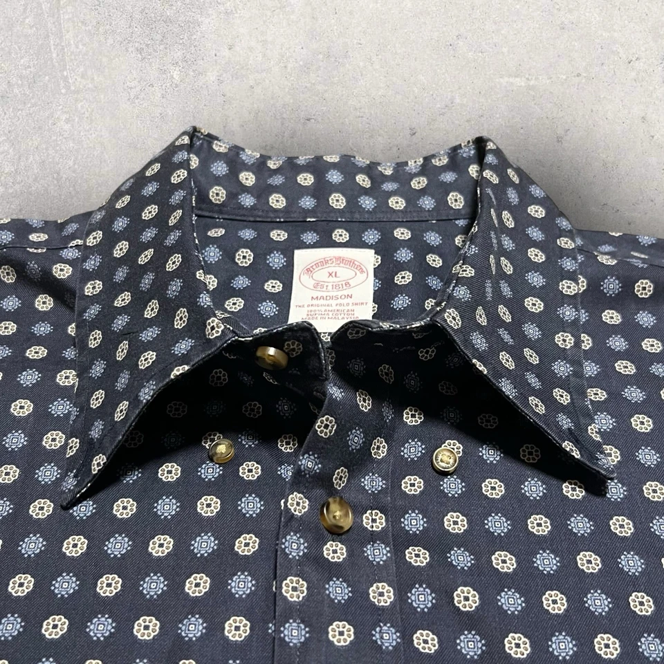 Vintage Brooks Brothers Madison Shirt Mens XL Floral Button Up Casual Supima - Image 4 of 4