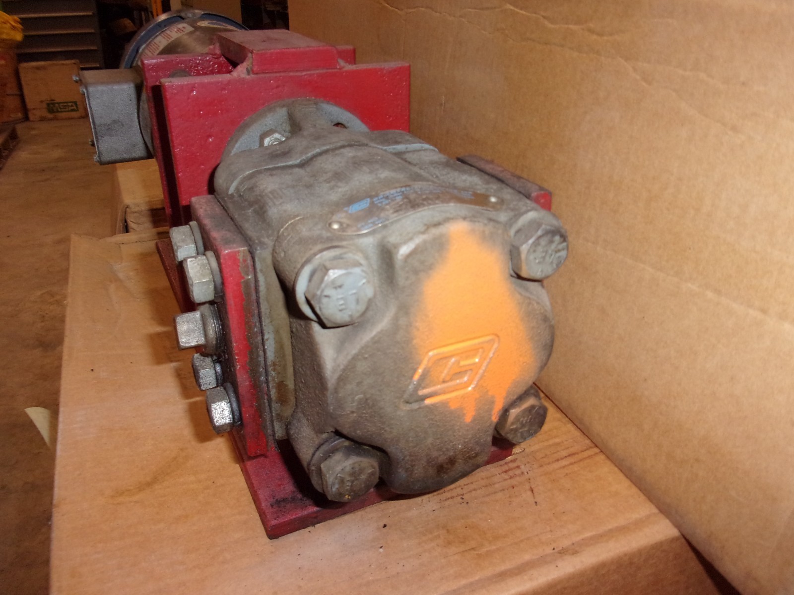 commercial-shearing-inc-hydraulic-pump-312-9310-007-with-baldor-3-4-hp