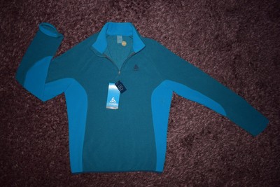 ODLO Men's Mid-layer 1/2 Zip Royale Pullover Sz L