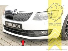 Rieger Frontspoiler Spoilerlippe Spoiler für Skoda Octavia 5E Limousine Combi sc
