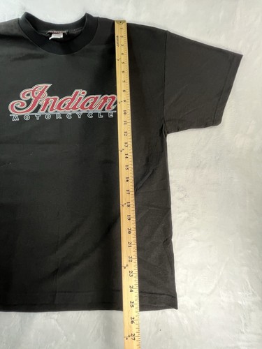 VTG 2003 Indian Motorcycle x Terminator 3 Mens L Shirt Graphic Print Black - Picture 7 of 12