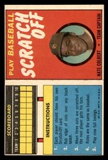 1970 Topps Scratch-Offs Baseball #7 Nate Colbert GD