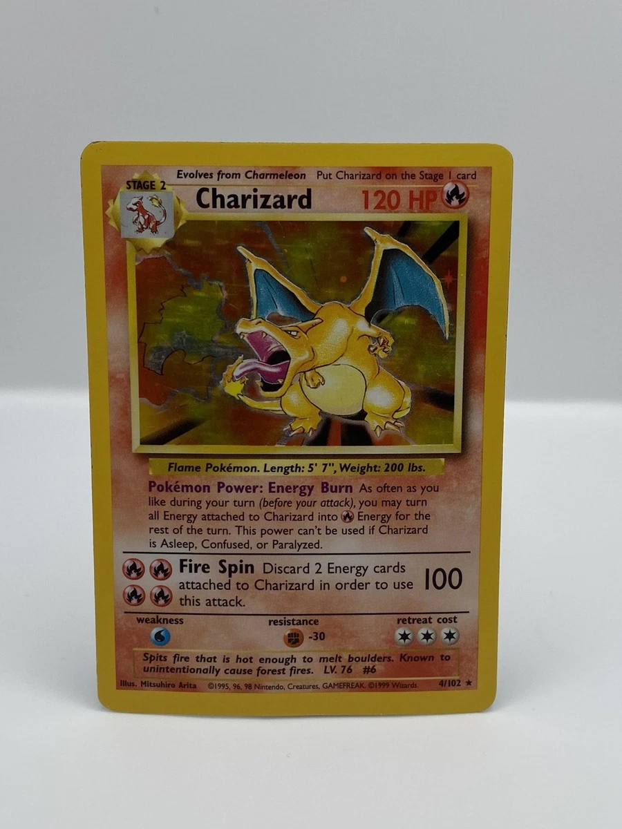 Pokémon Charizard Base Set Cards for sale - eBay
