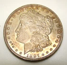 Morgan Silver Dollar US Coin 1897-P