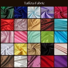 Taffeta Fabric by Yard – 60" Wide Elegant Material for Gowns & Décor