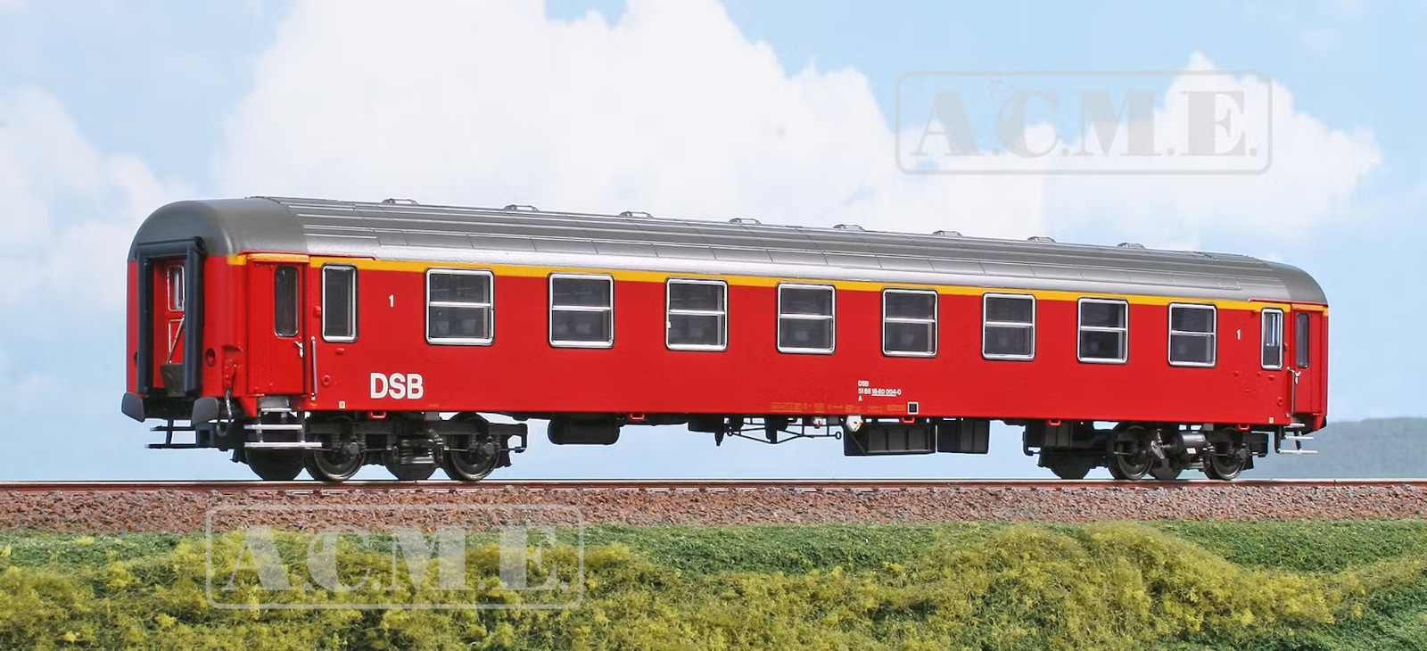 ACME 52189 UIC-Y First Class DSB Carriage Red Livery
