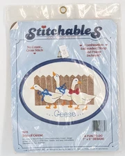 Dimensions Stitchables #7675 Trio of Geese Cross-Stitch Kit - New in Package