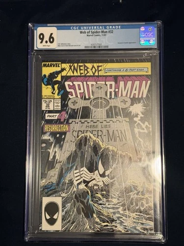 Web Of Spider-Man #32 Graded CGC 9.6 Comic Book