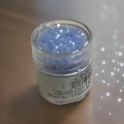 Miyuki Delica Beads 11/0 Blue Satin DB0831, 8GM